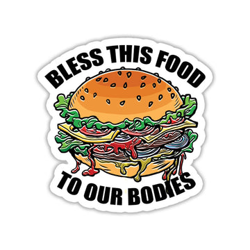 Bless This Food - Sticker